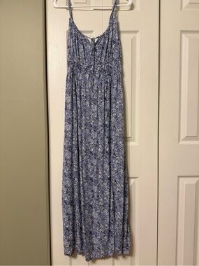 Denver Hayes Blue Floral Maxi Dress